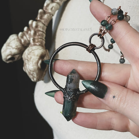 The Moss Agate Earth Witch Talisman