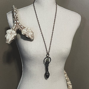 The Healing Snakeskin Besom Talisman