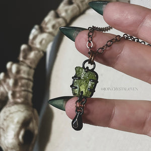 The Raw Peridot Transformation Talisman