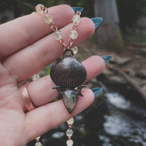 The Prehnite Water Witch Talisman