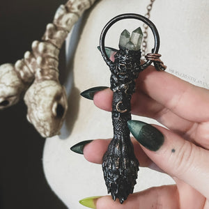 The Healing Snakeskin Besom Talisman