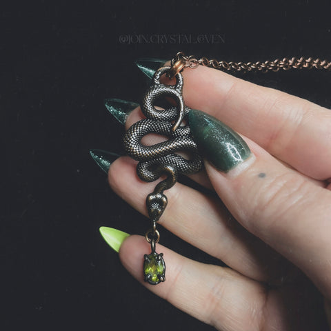 The Peridot Snake Talisman