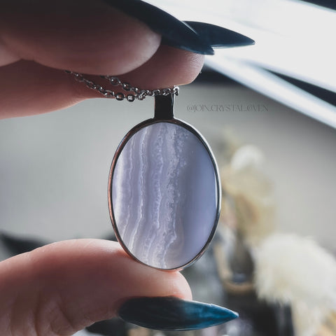 The Blue Lace Agate Talisman
