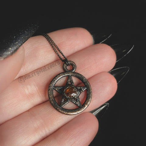 The Garnet Pentacle Talisman