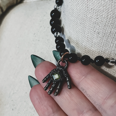 The Peridot Shield of Protection Talisman