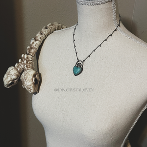 The Pentacle Heart Talisman in Sterling Silver