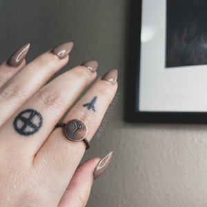 Custom Rune Ring in Copper