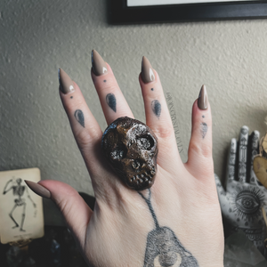 The Skull Ring Size 10