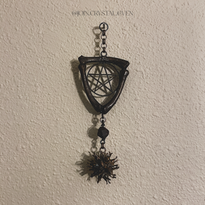 The Witch’s Burr of Pentacle Protection Wall Hanging