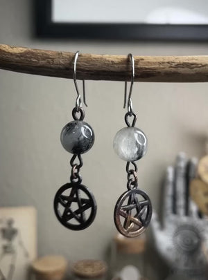 The Pentacle Protection Earrings