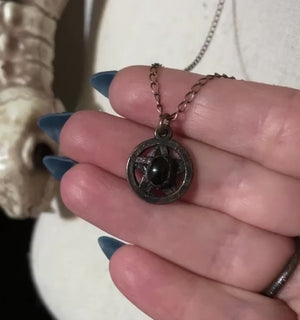 The Black Agate Pentacle Talisman - MTO