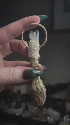 The Healing Snakeskin Besom Talisman