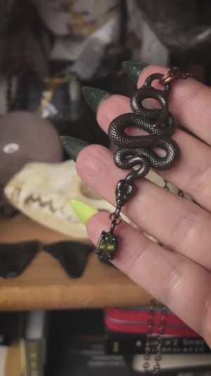 The Peridot Snake Talisman