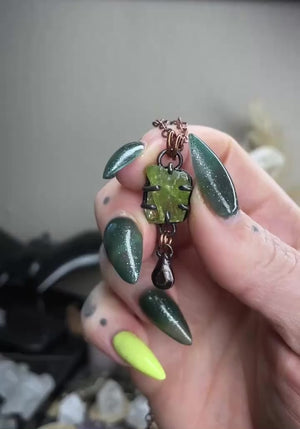 The Raw Peridot Transformation Talisman