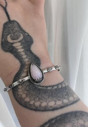 The Pink Opal Heart Vision Cuff