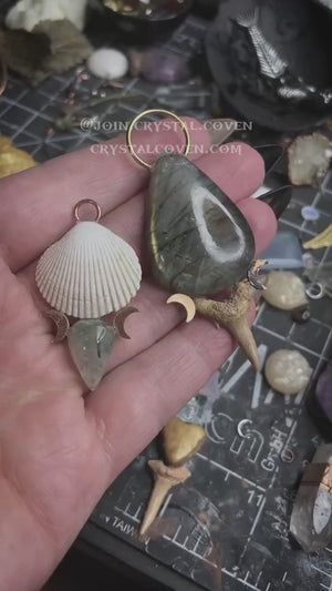 The Prehnite Water Witch Talisman
