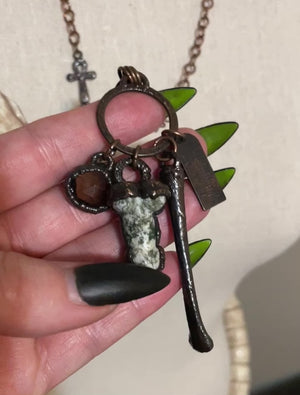 The Ankh and D Witch Charm Talisman
