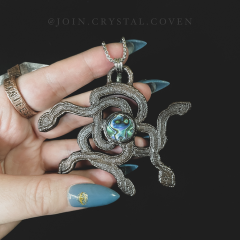 Medusa Talisman in Abalone