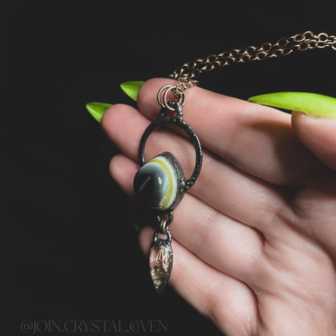 The Lodolite Golden Rutile Vision Talisman