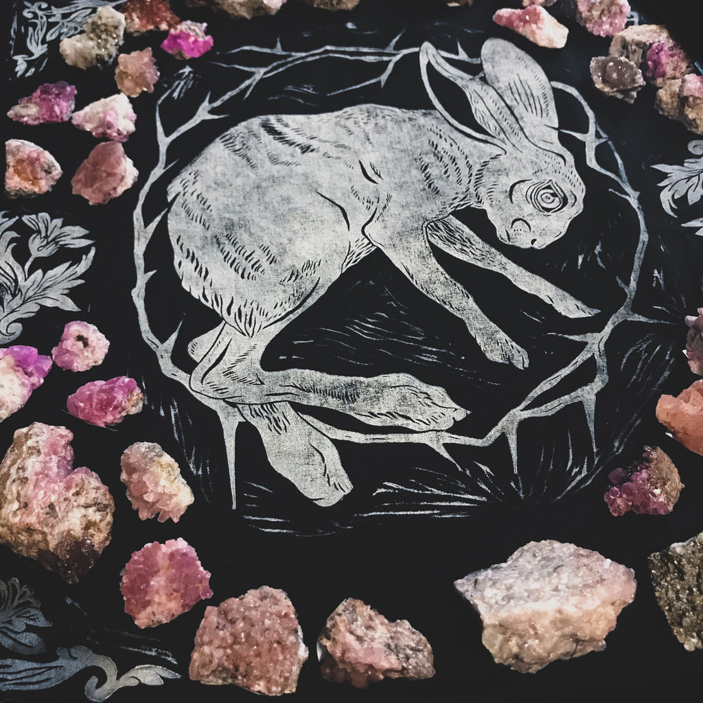 Briar Rabbit Altar Cloth – Crystal Coven