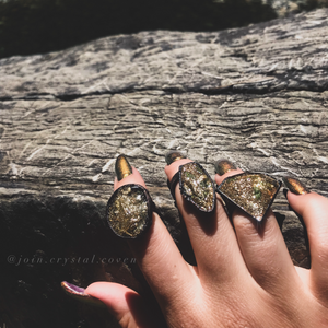 The Passion Flower Apothecary Series Rings - Size 5, 5.25, 5.75