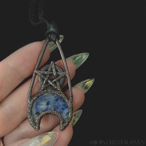 The Sodalite Pentacle Temple Talisman V